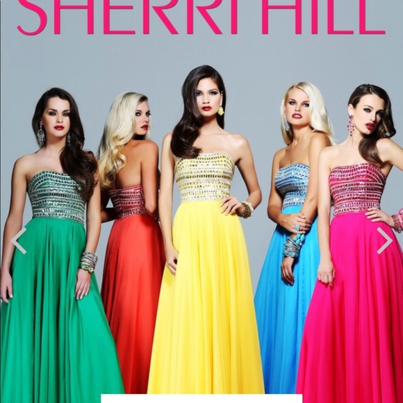 Sherri Hill long dress style #1539 - Picture 6 of 6